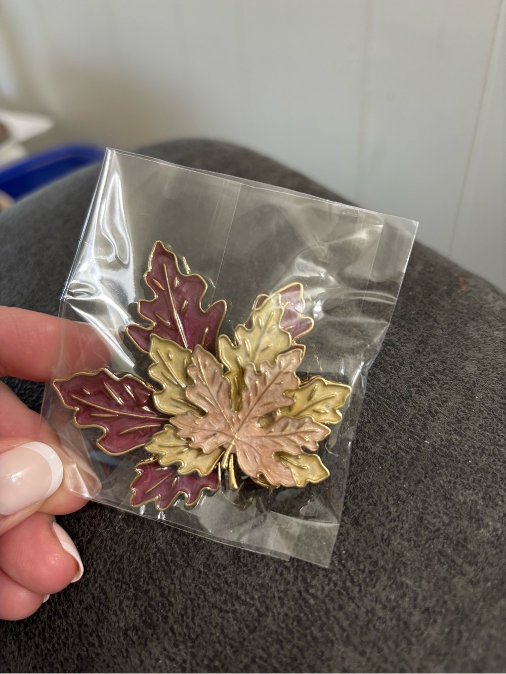 J. Crew Gold-Tone Leaf Brooch